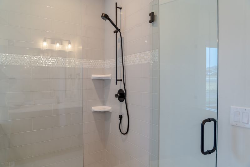 Modern Shower with Frameless Glass